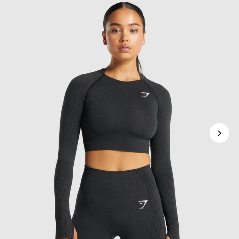 Gym Shark Vital Long Sleeve Crop Top